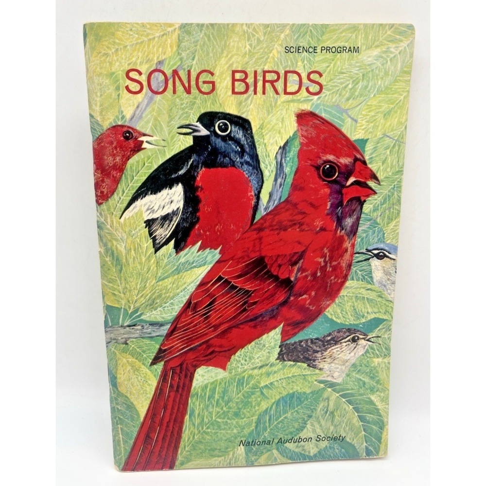 Vintage Song Birds Science Program Book National Audubon Add Pictures Homeschool